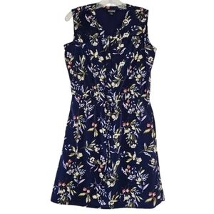 Nicole Miller Original sleeveless dress, elasticized waist, side pockets